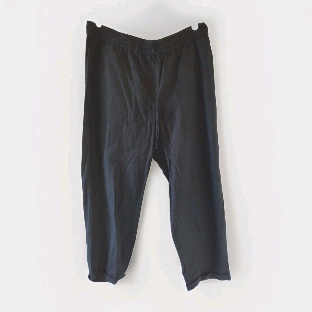 J Crew Factory Linen Blend Wide Leg Pants size 16